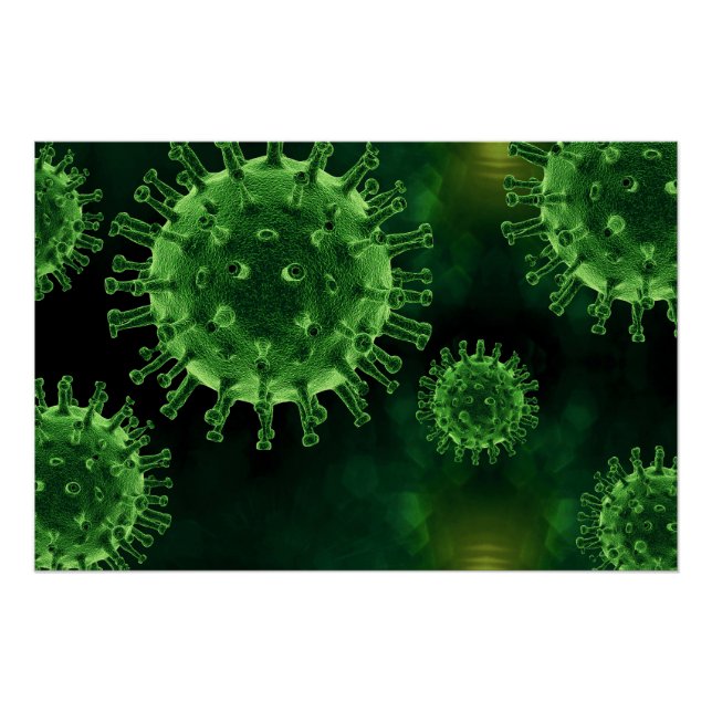 Pôster Infecção pelo agente patogênico do vírus de colo d (Frente)