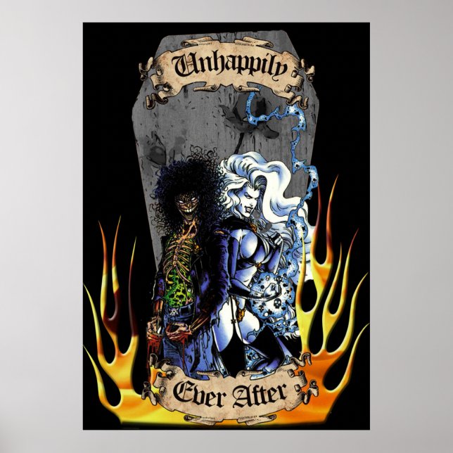 Poster Infelizmente para sempre - Lady Death Mau Ernie (Frente)