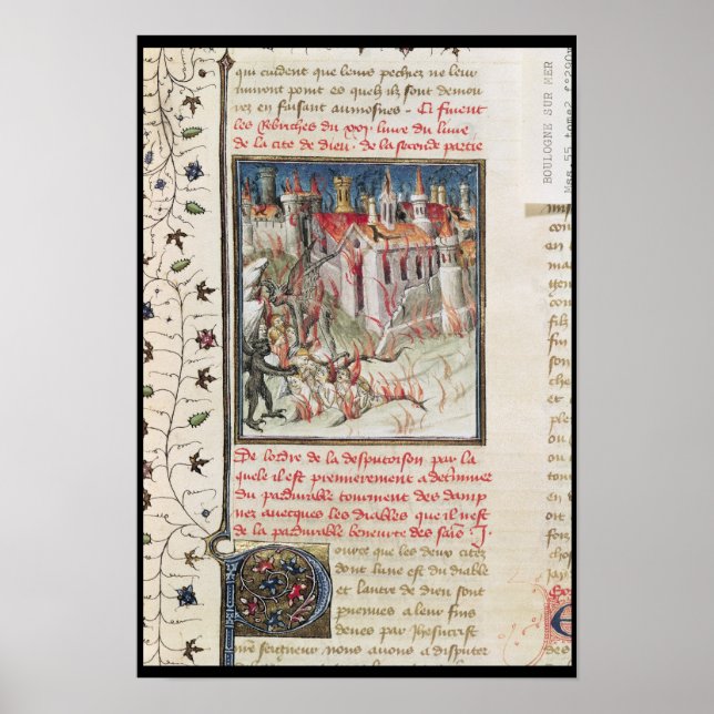 Pôster Inferno, de "De Civitate Dei" por Rua. (Frente)