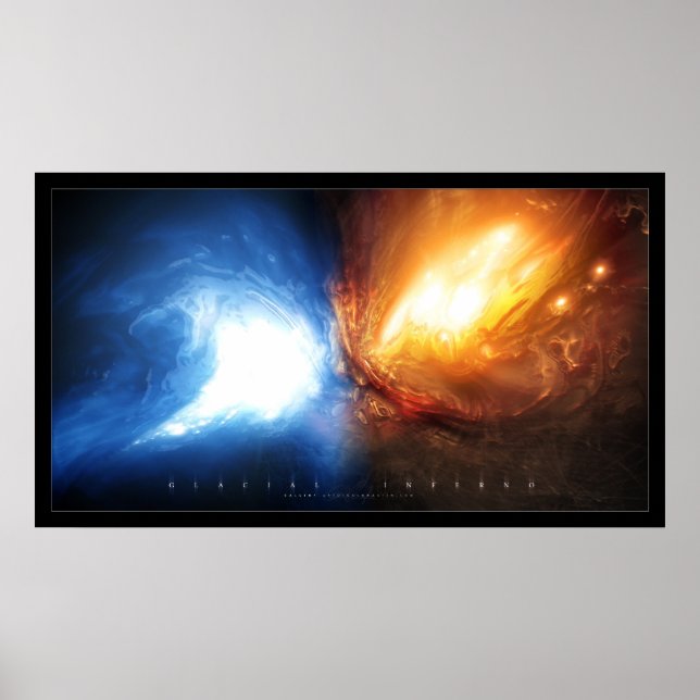 Poster Inferno Glacial (Frente)