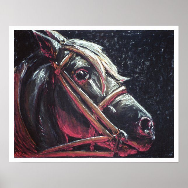 Pôster Inferno Horse (Frente)