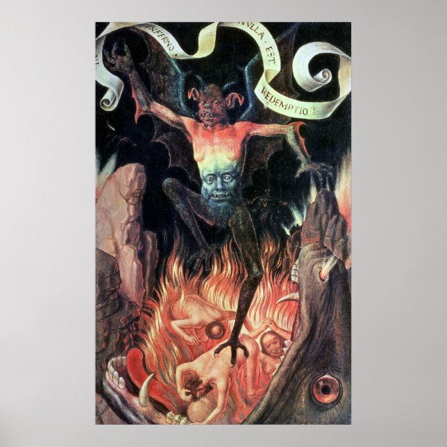 Poster Inferno, painel direito de Triptych of Earthly (Frente)