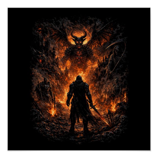 Pôster Inferno’s Gate (Frente)