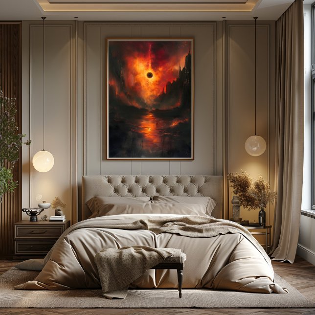 Pôster Infierno de Eclipse Solar: Abismo Surrealista (Criador carregado)