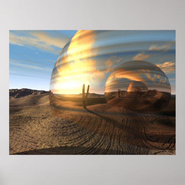 Poster Infinidade do Deserto (Frente)