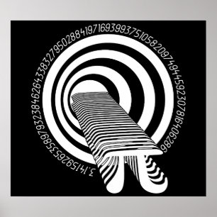 Pôster Infinidade do Geek Matemático Pi Day