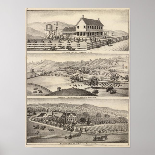 Poster Infirmary, residences (Frente)