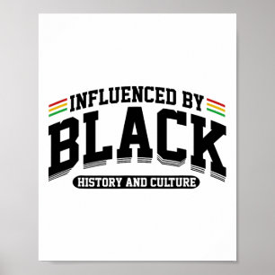 Poster Influenciado Pela História Negra E Pela Cultura Af
