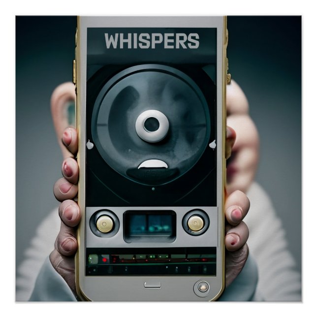 Pôster Influências sobrenaturais em dispositivos modernos (Frente)