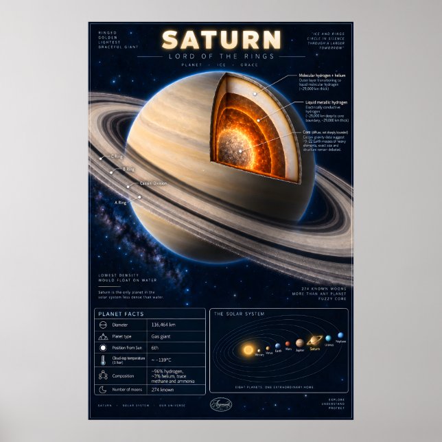 Poster Infográfico Científico de Corte Transversal de Sat (Frente)