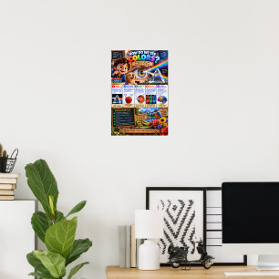 Poster Infográfico Como Vemos Cores