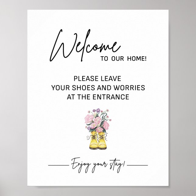 Poster Informações sobre o convidado de aluguel de férias (Frente)