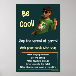 poster informativo delavagem da segurança