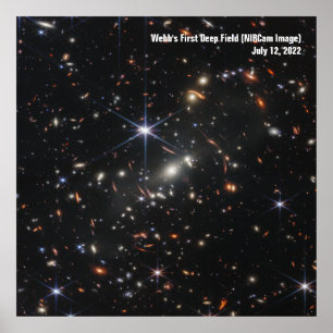 Poster Infravermelho de Primeira Imagem do Telescópio Esp