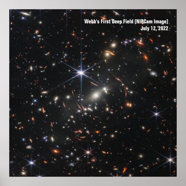 Poster Infravermelho de Primeira Imagem do Telescópio Esp (Frente)