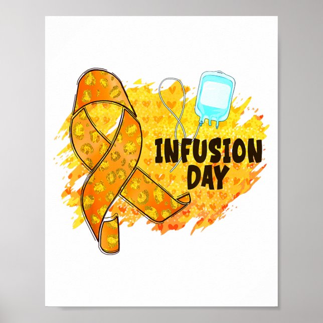 Poster Infusion Day Multiple Sclerosis Awareness Orange R (Frente)
