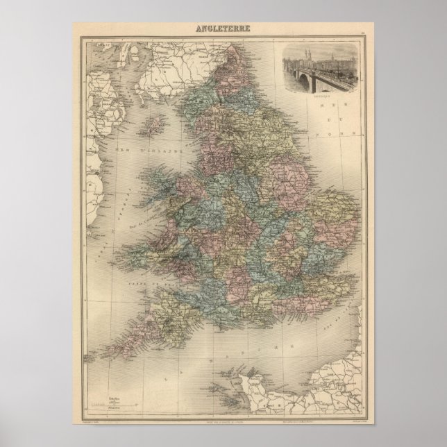 Pôster Inglaterra 4 (Frente)