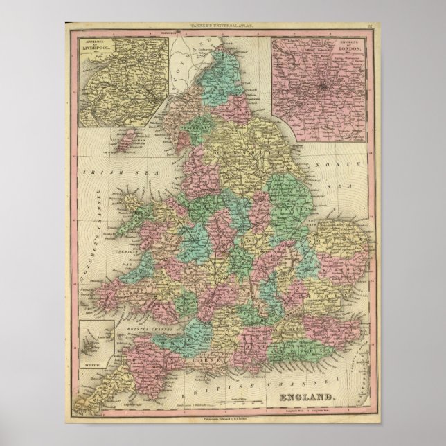 Pôster Inglaterra 6 (Frente)