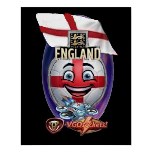Pôster Inglaterra-GBall