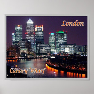 Poster Inglaterra - Londres - Canary Wharf -