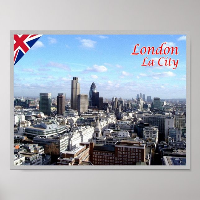 Poster Inglaterra - Londres - Cidade - (Frente)