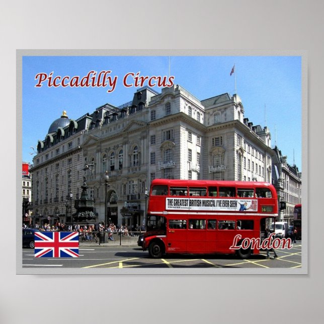 Poster Inglaterra - Londres - Piccadilly Circus - (Frente)