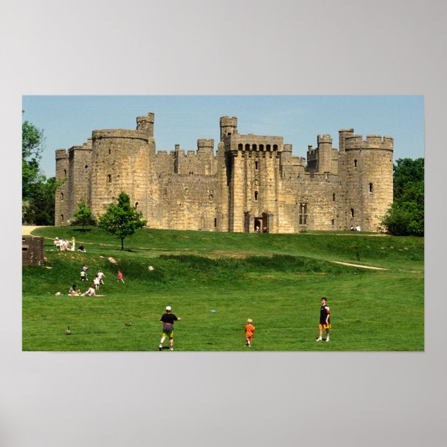 Poster Inglaterra, Sussex, Castelo Bodiam. 2 (Frente)