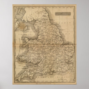 Pôster Inglaterra, Wales 4