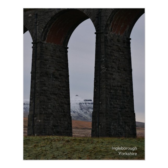 Pôster Ingleborough Yorkshire Poster (Frente)
