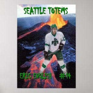 Poster Inglês de Eric - Totems de Seattle