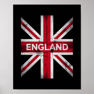 Poster Inglês Inglaterra Grã-Bretanha Uk História Férias