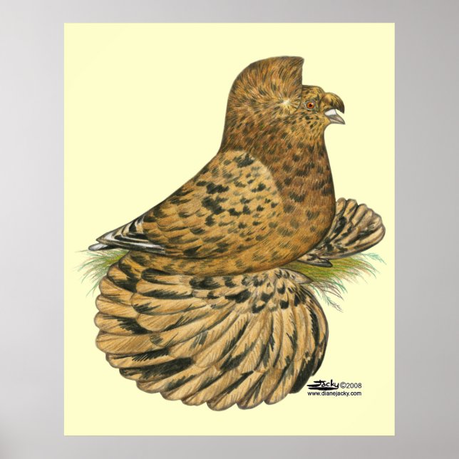 Pôster Inglês Trumpeter Almond (Frente)