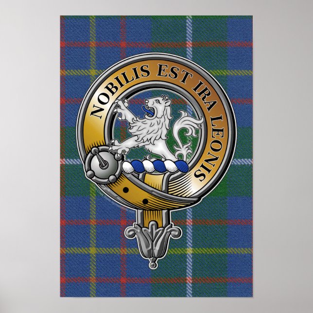 Poster Inglis Tartan & Crachá (Frente)