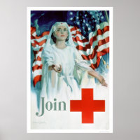Ingressar na Cruz Vermelha - Bandeira Americana (U