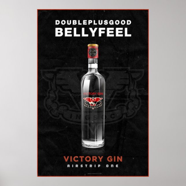 Poster INGSOC 1984 Vitória Gin (Frente)