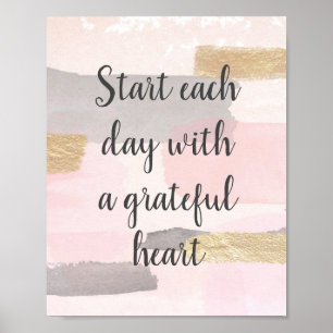 Poster INICIAR TODOS OS DIAS COM UMA Citação CARDÍACA