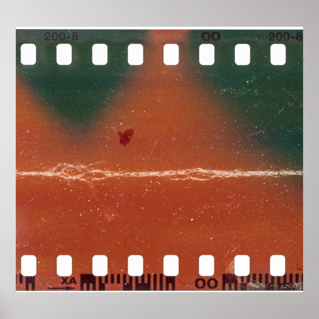 Poster Início da fita de 35 mm, arranhões legal. (Frente)