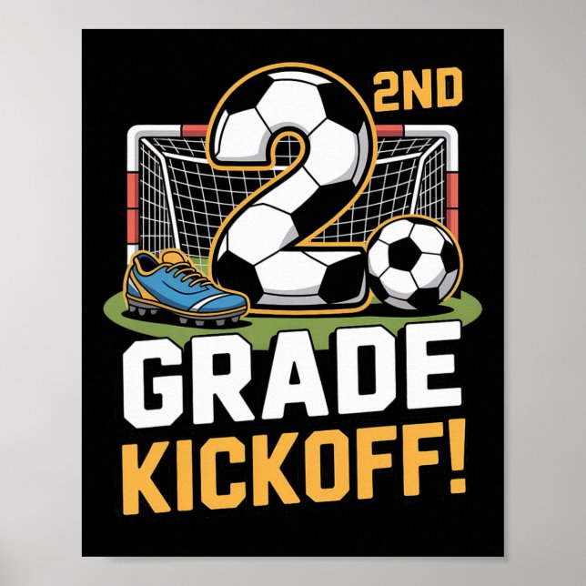 Poster Início do Futebol da 2ª Série Volta às Aulas Crian (Frente)