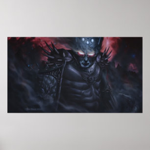 Pôster inimigo negro