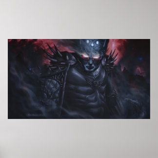 Pôster inimigo negro