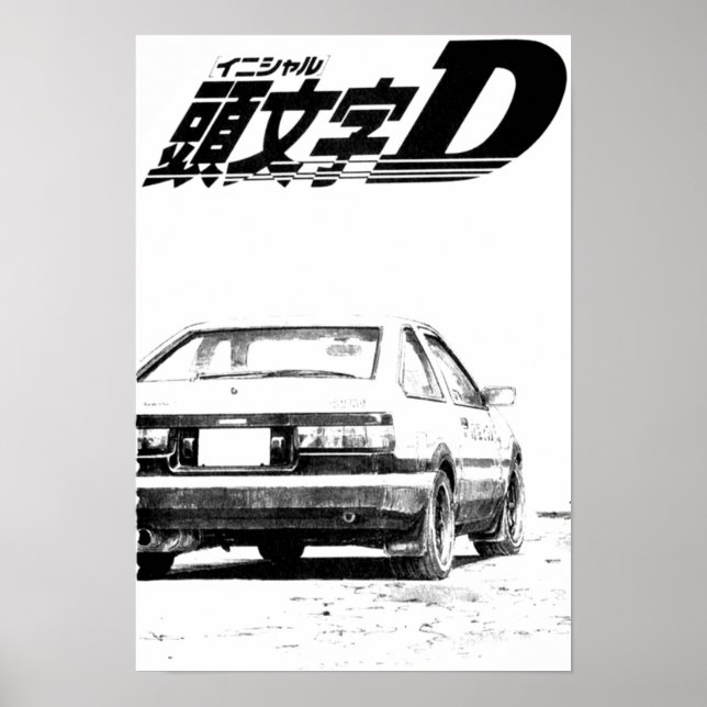 Poster Initial D Cover Scene (Frente)