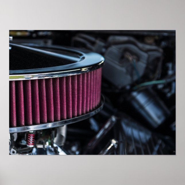 Poster Injeção de ar cromo (Frente)