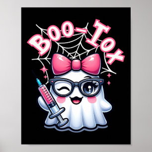 Poster Injetor de Enfermeiro Boo-tox Enchimento de Hallow