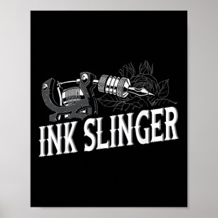 Poster Ink Slinger - Tatuador
