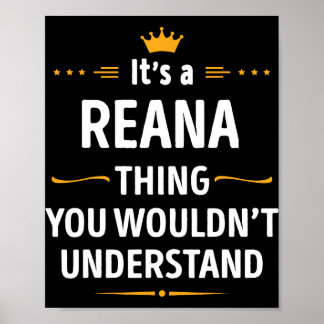 Poster Inked Creation - Its A Reana Thing You Wouldn't Un