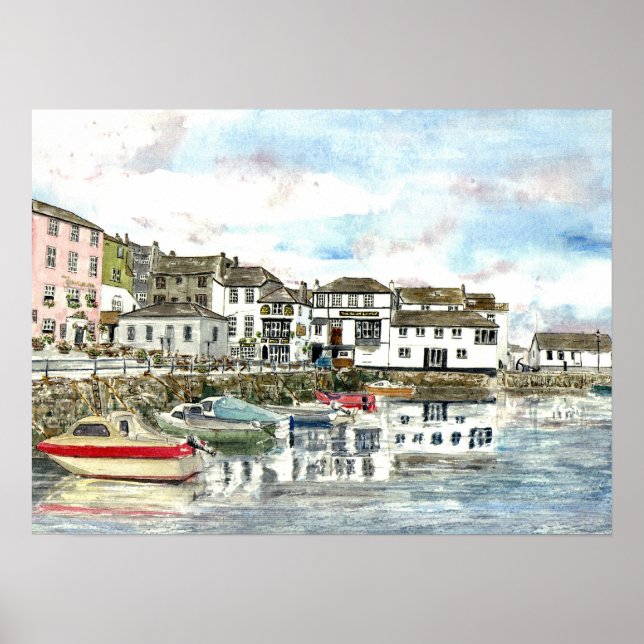 poster 'Inner Harbor, Falmouth' (Frente)