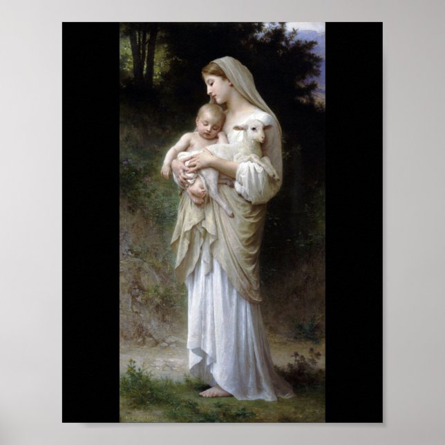 Poster Innocence (Madonna e Child), Bouguereau (Frente)
