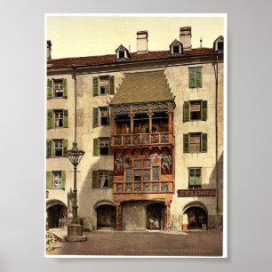 Pôster Innsbruck, o patamar dourado, Tirol,