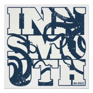 Pôster Innsmouth - Letra Tentáculos Lovecraftian