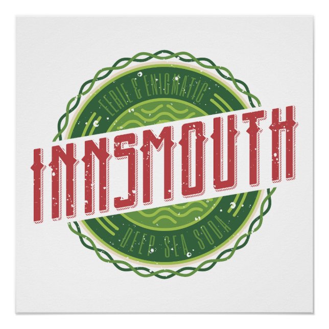 Pôster Innsmouth Lovecraft Soda Soft Drink (Frente)